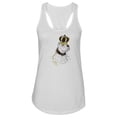 thumbnail image 1 of Beautiful Dog With Crown Tank Women -Image by Shutterstock, Female x-Large, 1 of 4