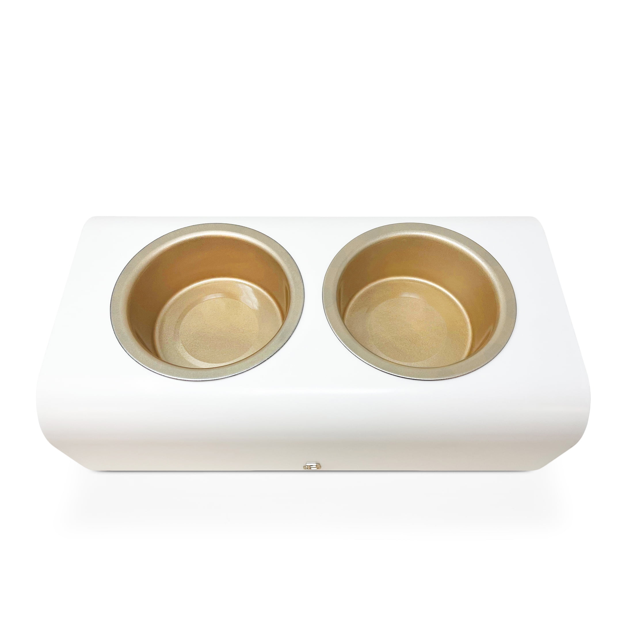 Beautiful Double Elevated Stainless Steel Pet Bowl, 4-Cup, Ivory by Drew Barrymore - Walmart.com