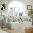 thumbnail image 1 of Beautiful Drew Modular Sectional Sofa with Ottoman by Drew Barrymore, Porcini Taupe, 1 of 14