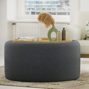 Beautiful Drew Stowaway Storage Coffee Table, Charcoal