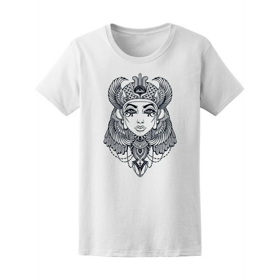 Beautiful Egyptian Woman   T-Shirt Women -Image by Shutterstock, Female x-Large