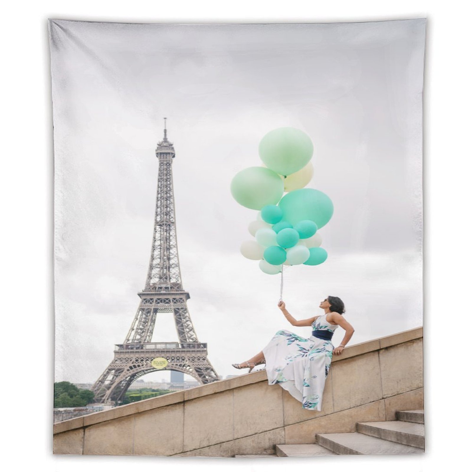 Beautiful Eiffels Towers at Sunset Paris France (16) Home Decor Wall Hanging Tapestry for