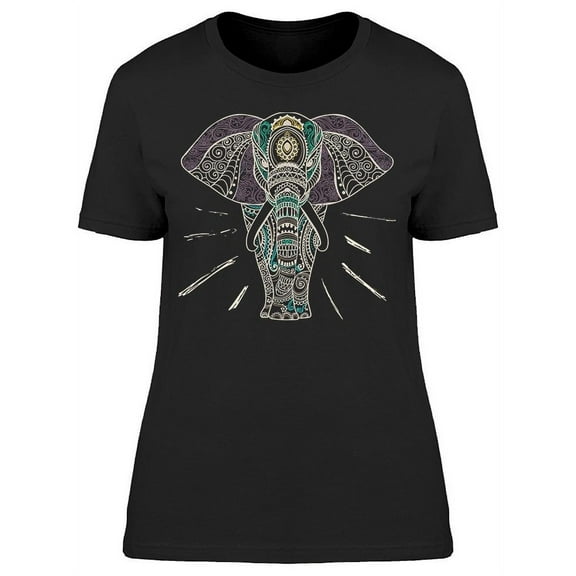 Beautiful Elephant T-Shirt Women -Image by Shutterstock, Female Medium