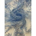 thumbnail image 1 of Beautiful Embroidered Lace w/Sequins, By the Yard from Sal Tex Fabrics, Lt. Blue, 1 of 3