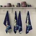 thumbnail image 1 of Beautiful Embroidery Ship Tea Towels Set of 6 Nautical Themed Kitchen Dish Cloth with Hanging Loop, 18"x28"Lint-Free Absorbent Towel for Kitchen Drying Wiping and Cleaning, 1 of 5