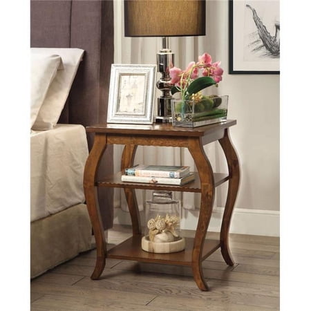 Beautiful End Table, Walnut Brown