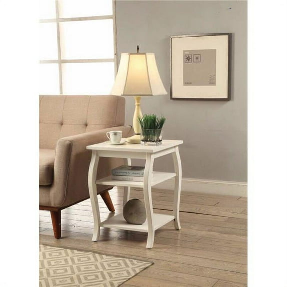Beautiful End Table, White
