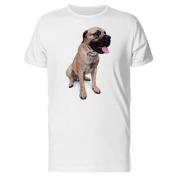Beautiful English Mastiff Dog T-Shirt Men -Image by Shutterstock, Male 4X-Large