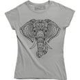 thumbnail image 1 of Beautiful Fancy Elephant Head - For Mamal Lover Women's T-Shirt, 1 of 4