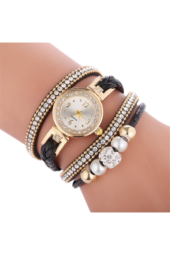 Beautiful Fashion Bracelet Watch Wrist Watch for Men Ladies Watch Round Bracelet Wrist Watch with Secondhand for Nurses Watch