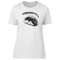 thumbnail image 1 of Beautiful Fashion Eye Sketch T-Shirt Women -Image by Shutterstock, Female Small, 1 of 4