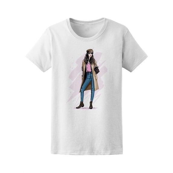 Beautiful Fashion Woman T-Shirt Women -Image by Shutterstock, Female XX-Large