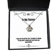 thumbnail image 1 of Beautiful Fiancee Gifts, I May not be Perfect, but I Promise to Always Try My Best, Unique Holiday Crown Pendant Necklace from, Engagement Gifts, Wedding Gifts, Girlfriend Gifts,, 1 of 5
