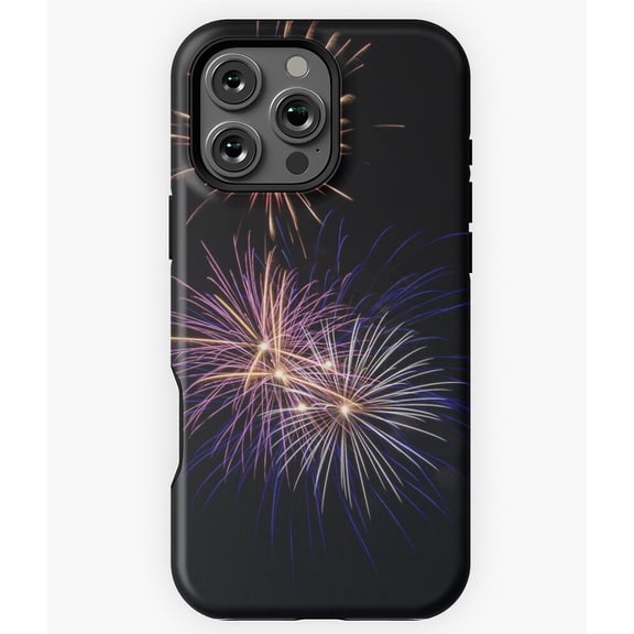 Beautiful Firework in Night Photo Phone Case for iPhone 16 15 14 13 12 11 Pro Max