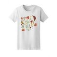 thumbnail image 1 of Beautiful Floral Fall Butterfly T-Shirt Women -Image by Shutterstock, Female Large, 1 of 4