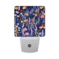 thumbnail image 1 of Beautiful Floral Flower Night Light 2 Pack LED Nightlight Plug into Wall Dusk to Dawn Sensor Soft White, 1 of 7