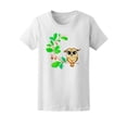 thumbnail image 1 of Beautiful Floral Owl Sketch Tee Women's -Image by Shutterstock, 1 of 2