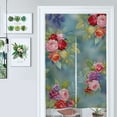 thumbnail image 1 of Beautiful Floral Pastel Rose Pattern Door Curtain Nordic Living Room DoorCurtain Porch Partition Curtain Kitchen Rative Half Curtain, 1 of 4