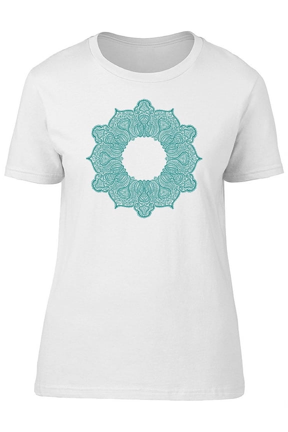 Beautiful Floral Pattern Mandala Tee Women's -Image by Shutterstock