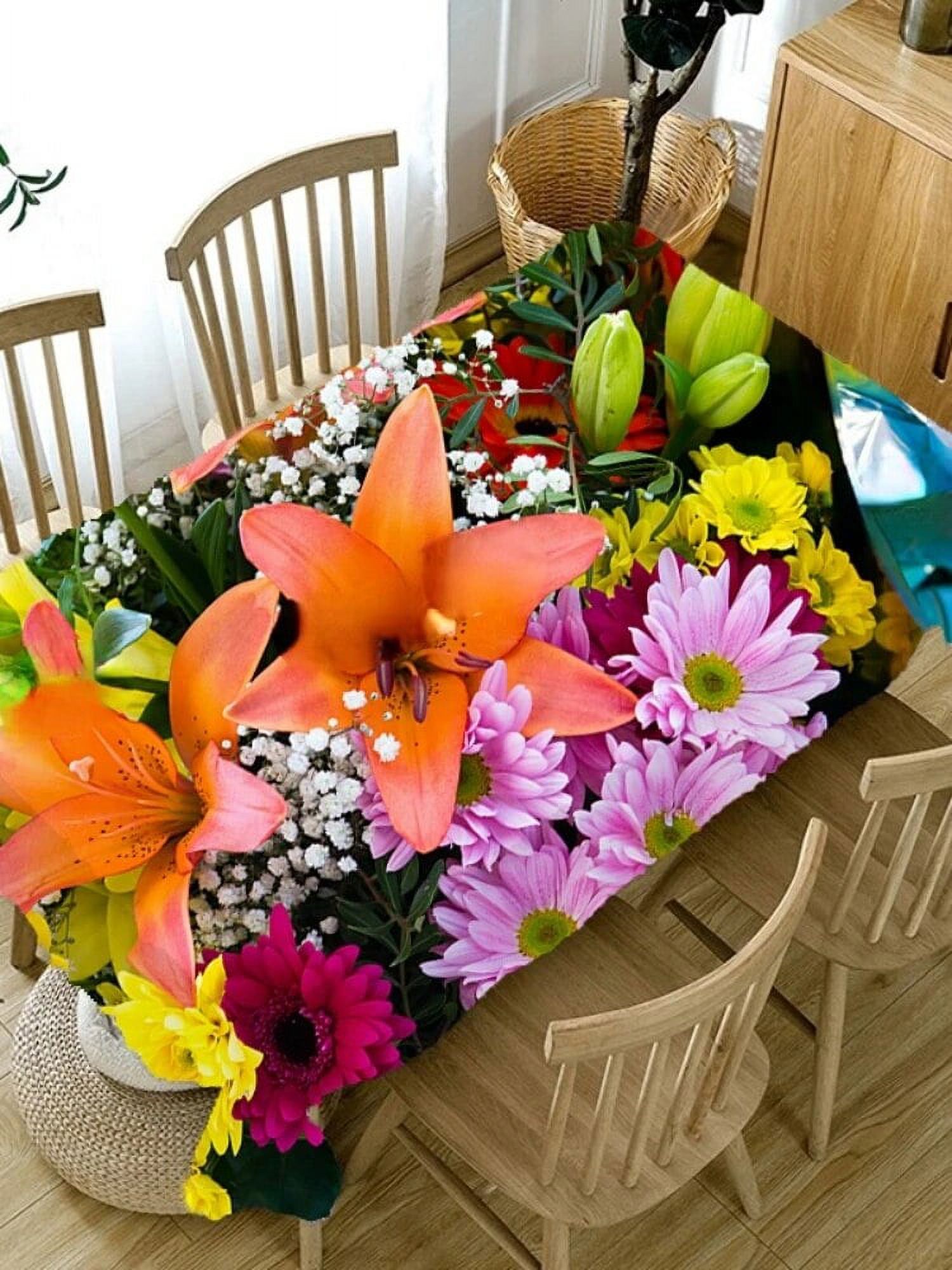 Beautiful Floral Pattern Tablecloths Kitchen Dining Room Table