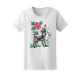 thumbnail image 1 of Beautiful Floral Tribal Dog T-Shirt Women -Image by Shutterstock, Female XX-Large, 1 of 2