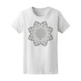 thumbnail image 1 of Beautiful Flower Mandala Art T-Shirt Women -Image by Shutterstock, Female Medium, 1 of 2
