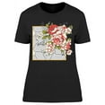 thumbnail image 1 of Beautiful Flower Over Pattern T-Shirt Women -Image by Shutterstock, Female Large, 1 of 2