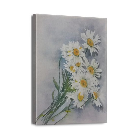Beautiful Flower Picture DecorCanvas Wall Art Perfect for Bedroom or Bathroom Walls - Size 12x16in.