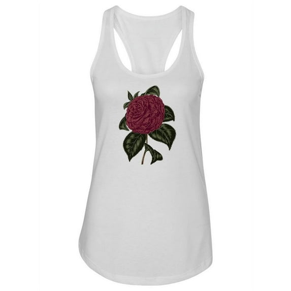 Beautiful Flower Racerback Tank Women -Image by Shutterstock, Female Medium