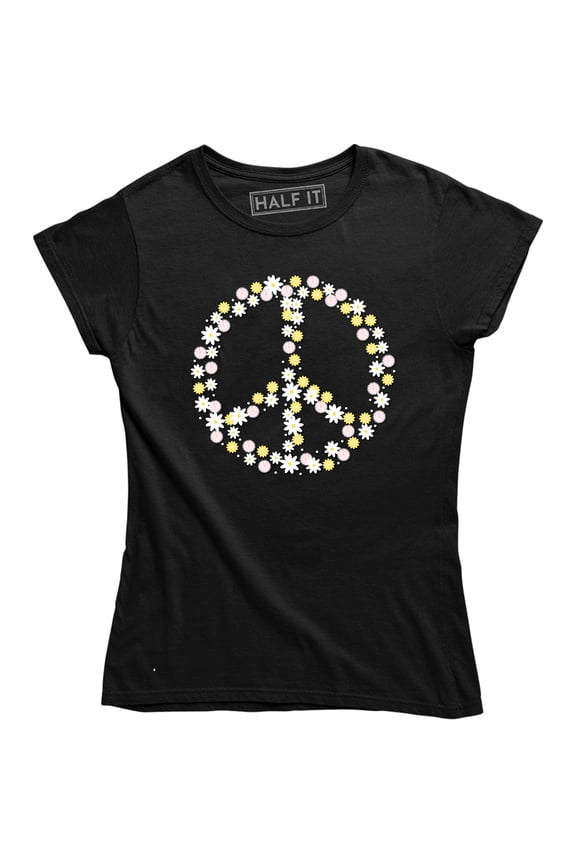 Beautiful Flower Unity Peace Graphic Design Women's T-Shirt
