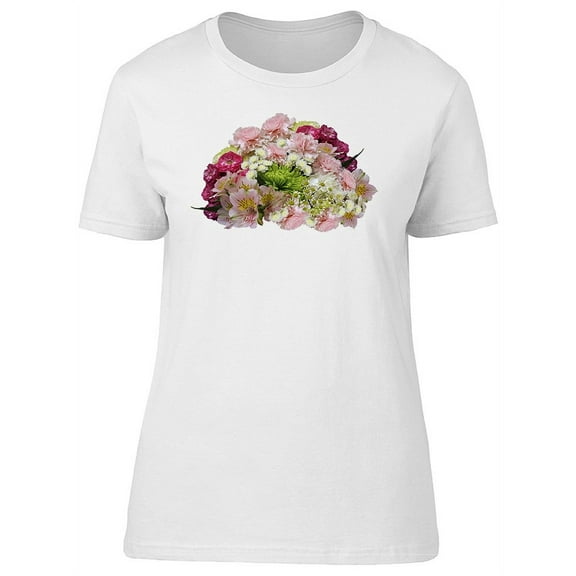 Beautiful Flowers Bouquet T-Shirt Women -Image by Shutterstock, Female Medium