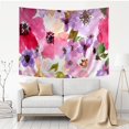 Beautiful Flowers Chart Tapestry Cheap Hippie Wall Hanging Bohemian