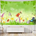 thumbnail image 1 of Beautiful Flowers Tapestry Wall Hanging Floral Tapestries Wall Cloth Carpets Dorm Art r Po, 1 of 4