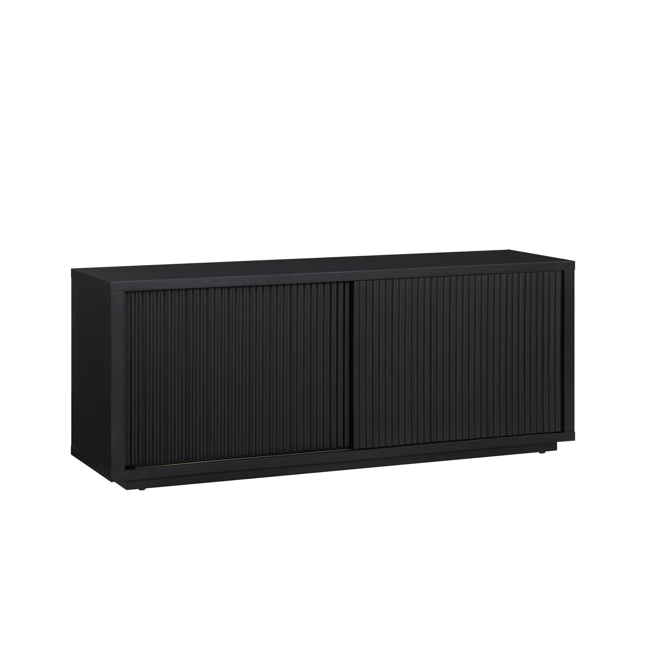Beautiful Fluted TV Stand for TV’s up to 70” by Drew Barrymore, Rich Black Finish - Walmart.com