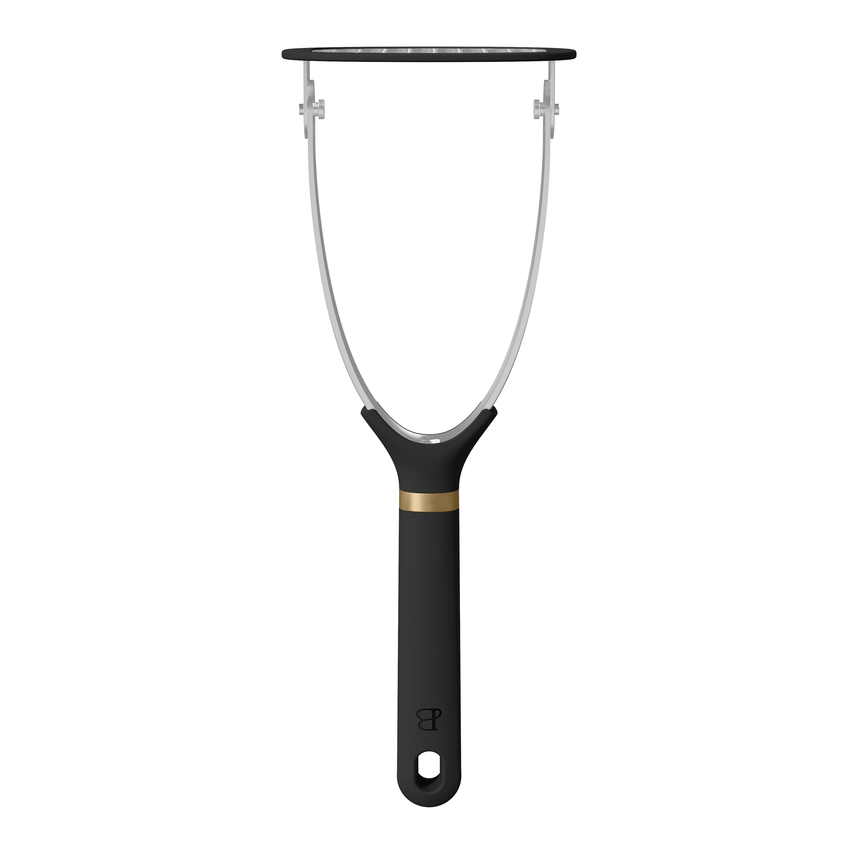 Foldable Potato Masher with Stainless Steel Head, Black Sesame by Drew Barrymore