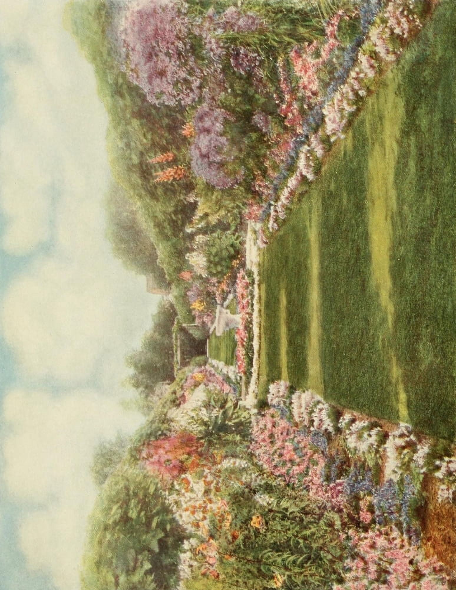 Beautiful Gardens of America 1915 Mariemont Newport Canvas Art - Mariemont Beautiful Gardens of America 1915 (24 x 36)