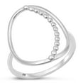 thumbnail image 1 of Beautiful Geometric Ring .925 Sterling Silver Bead Band Jewelry Female Male Unisex Size 6, 1 of 4
