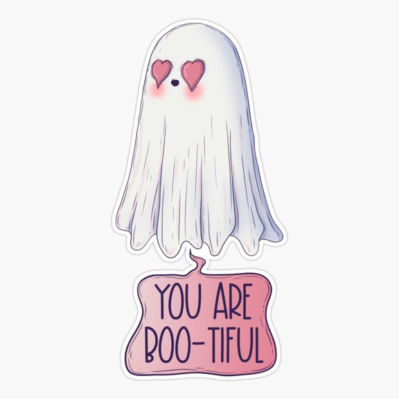 Beautiful Ghost Cute Spirit Sticker