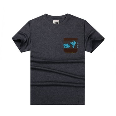 Beautiful Giant Active Fit Men's Pocket Tee Crewneck Short Sleeve T-shirt