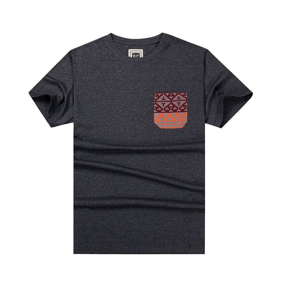 Beautiful Giant Active Fit Men's Pocket Tee Crewneck Short Sleeve T-shirt