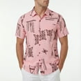 thumbnail image 1 of Beautiful Giant Casual Button Down Shirts Short Sleeve Hawaiian Shirt for Men, 1 of 7