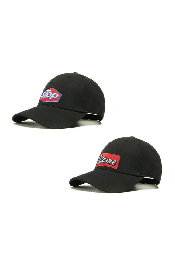 Men's Baseball Cap Cotton Blend Trucker Hat for Running Workouts All Seasons 2 Pack