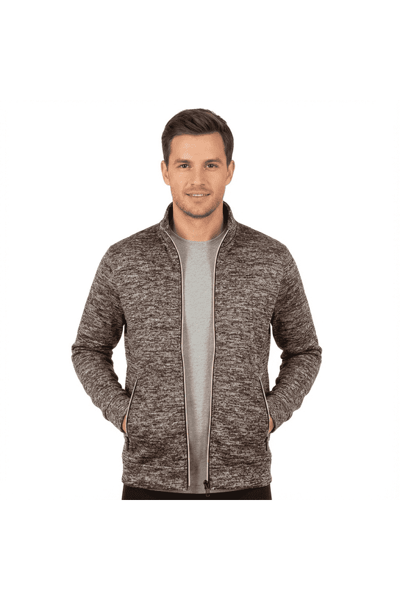 Men's Full-Zip Cardigan Sweater Coat Soft Warm Mid-Stretch Design for Fall Winter Sizes S-3XL