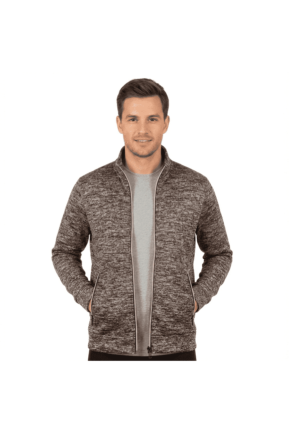 Men's Full-Zip Cardigan Sweater Coat Soft Warm Mid-Stretch Design for Fall Winter Sizes S-3XL