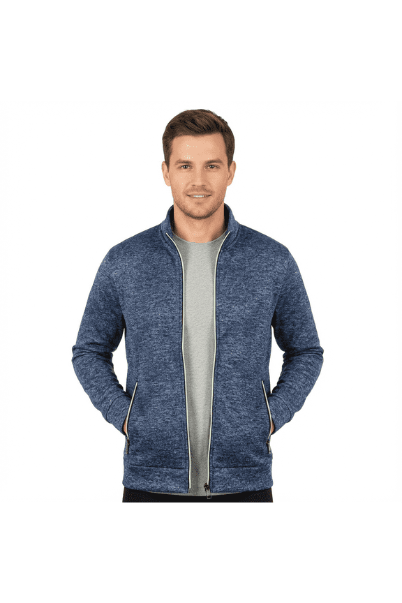 Men's Full-Zip Cardigan Sweater Coat Soft Warm Mid-Stretch Design for Fall Winter Sizes S-3XL