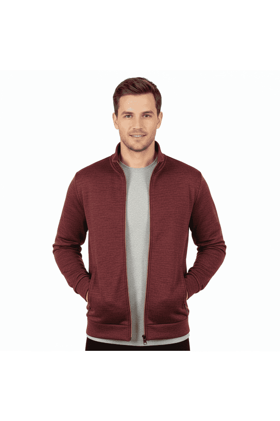 Men's Full-Zip Cardigan Sweater Coat Soft Warm Mid-Stretch Design for Fall Winter Sizes S-3XL