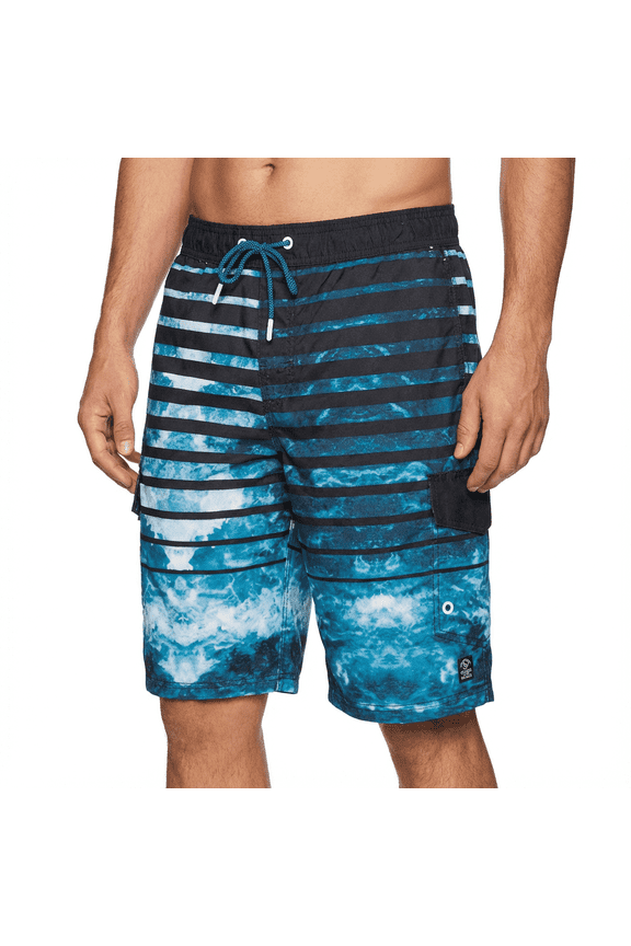 Men's Swim Trunks Mesh Liner Beach Board Shorts with Pocket 10.5" Inseam