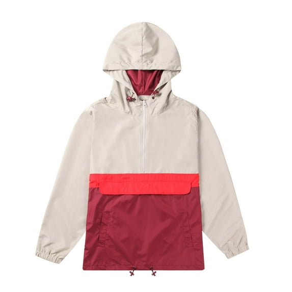 Beautiful Giant Lightweight Hooded Windbreaker Water Resistant Polyester Outdoor Jacket for Men