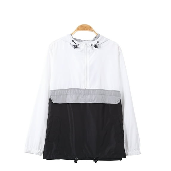 Beautiful Giant Lightweight Hooded Windbreaker Water Resistant Polyester Outdoor Jacket for Men