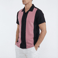 thumbnail image 1 of Beautiful Giant Men's Vintage Bowling Shirts Casual Short Sleeve Button Down Beach Shirts, 1 of 7